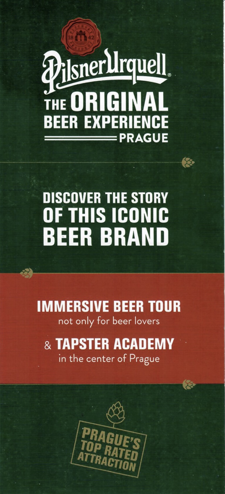 Pilsner Urquell — The Original Beer Experience Prague