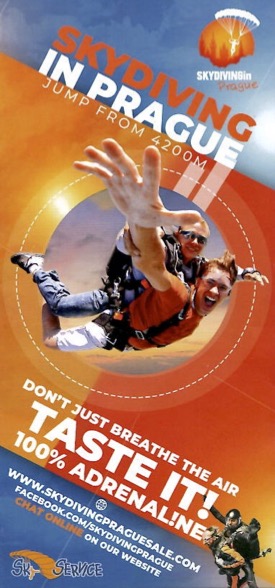 Skydiving in Prague